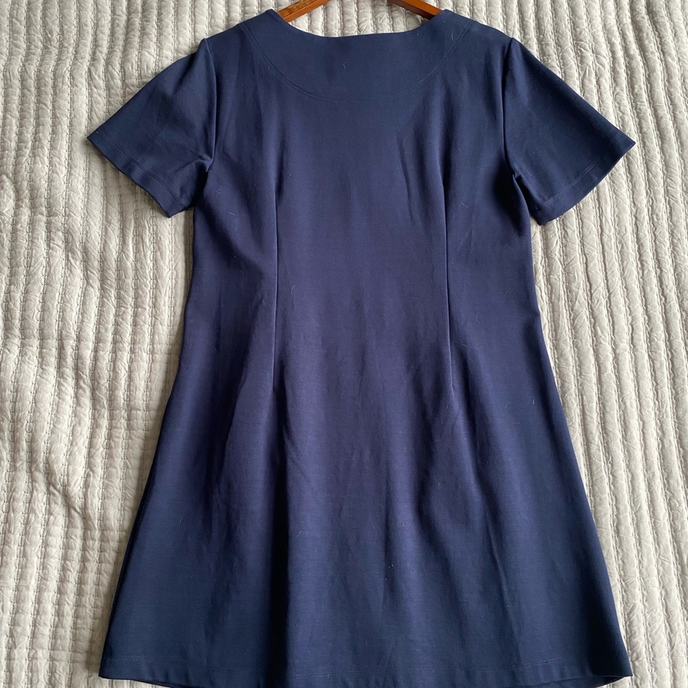 Brass Navy A-Line Dress - Picture 3 of 3